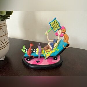 Dolly Mama's Joey Totally Cat-a-holic Figurine Cats Are Like Potato Chips Funky